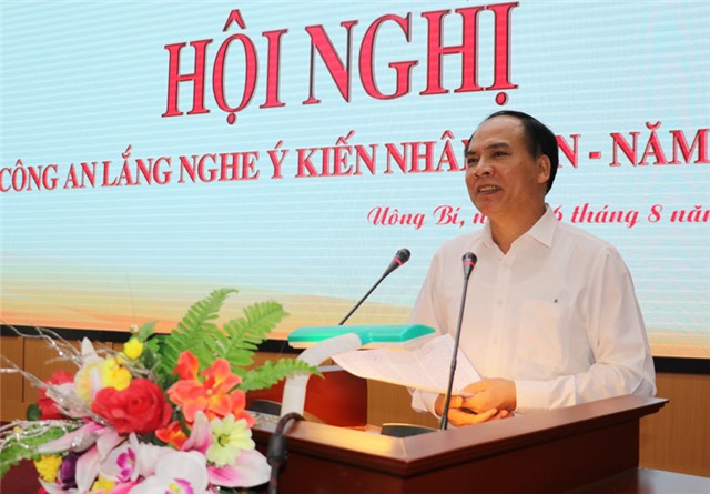 Công an thành phố uu888 one lắng nghe ý kiến nhân dân  