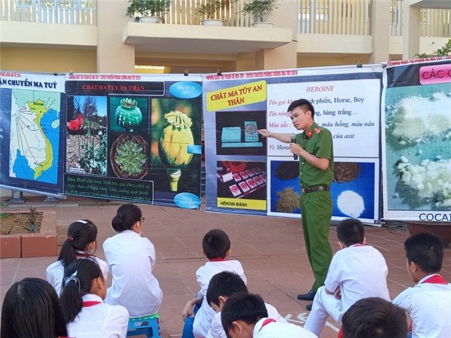 Tuyên truyền phòng chống tội phạm, tệ nạn u8888 tại THCS Trưng Vương