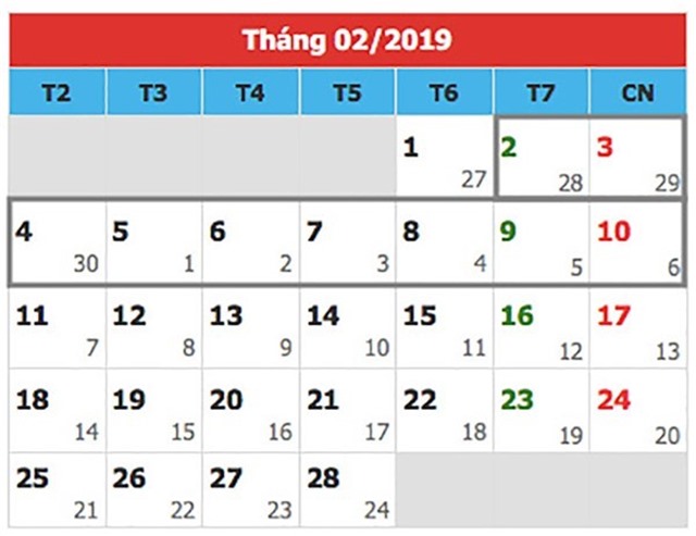 tải uu888 lịch nghỉ lễ, tết năm 2019 đối với cán bộ, công chức, viên chức và người lao động