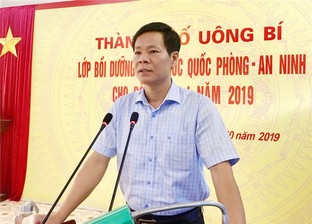 Khai giảng lớp bồi dưỡng kiến thức quốc phòng - uu888 có cho đối tượng 4 năm 2019