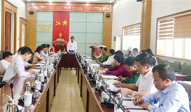 Họp bàn tổ chức Lễ công bố quyết định, đón bằng công nhận TP uu888 one hoàn thành chương trình nông thôn mới năm 2018