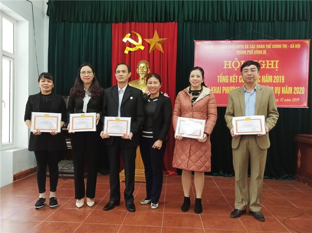 Chi bộ Khối MTTQ và các đoàn thể chính trị - u8888 thành phố tổng kết công tác năm 2019