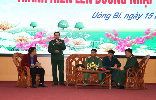 uu888 one gặp mặt tân binh lên đường nhập ngũ