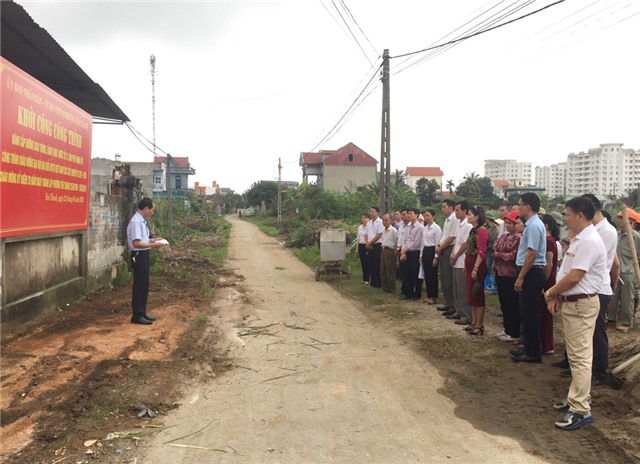 Phường Yên Thanh: Khởi công nâng cấp đường giao thông tổ 31, khu Phú Thanh Tây