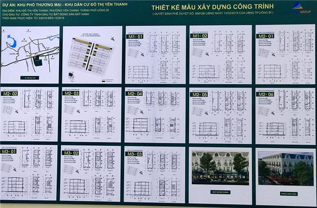Quyết định về việc phê duyệt Thiết kế mẫu uu888 game công trình đối với 92 ô đất thuộc các Lô: A1, A2, A3, A4, A6, A7, A9 của dự án Khu dân cư đô thị Yên Thanh, phường Yên Thanh, thành phố uu888 one.