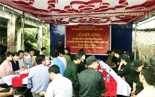Khởi công xây nhà tình thương tại phường Phương Nam