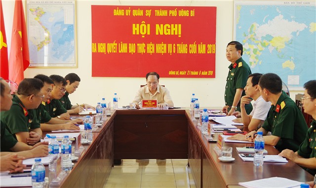 Đảng uỷ Quân sự TP uu888 one: Triển khai nhiệm vụ trọng tâm 6 tháng cuối năm
