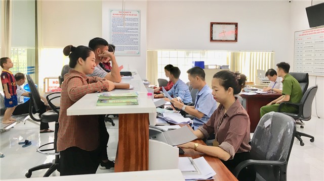 Phường Quang Trung: phát huy uu888 hoạt động của Bộ phận Tiếp nhận và trả kết quả TTHC