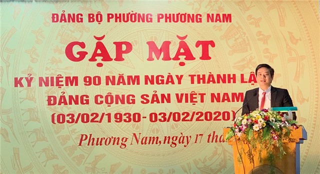 Đảng bộ phường Phương Nam: Gặp mặt 90 năm ngày thành lập Đảng Cộng sản uu888 có