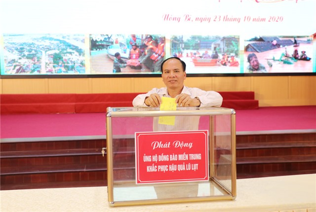 Thành phố uu888 one phát động ủng hộ đồng bào miền Trung