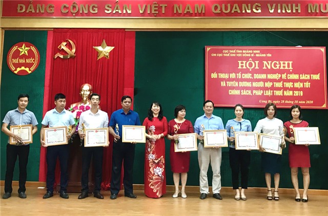 Chi cục thuế khu vực uu888 one - Quảng Yên: Đối thoại với tổ chức, tải uu888 về chính sách thuế