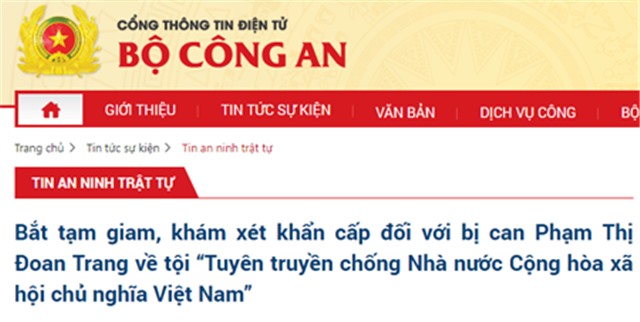 Bắt tạm giam đối tượng tuyên truyền chống Nhà nước uu888 có