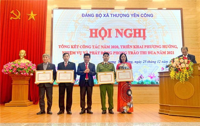 Đảng bộ xã Thượng Yên Công tổng kết công tác năm 2020
