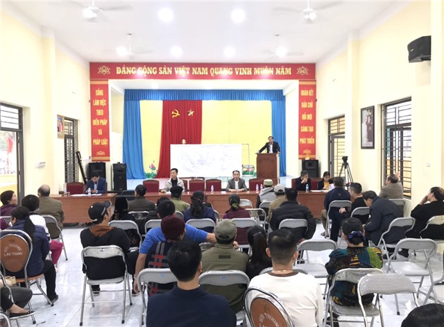 Công bố quyết định phê duyệt điều chỉnh quy hoạch; công bố, xác định vị trí, đơn giá đất Khu tái định cư và dân cư 2 bên tuyến đường Trần Hưng Đạo kéo dài
