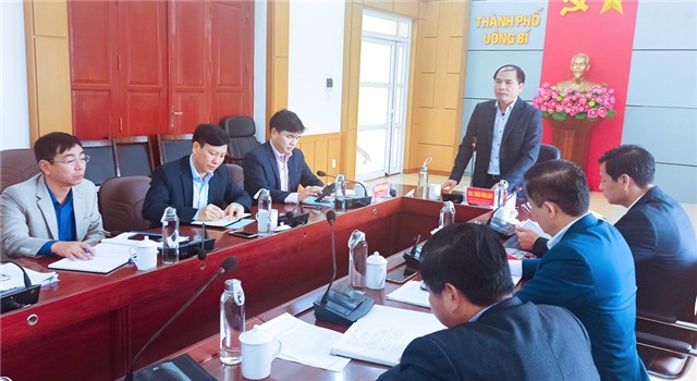 BTV Thành ủy uu888 one làm việc với Đảng bộ phường Vàng Danh