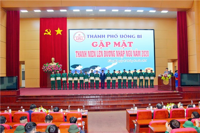 Thành phố uu888 one: Gặp mặt thanh niên lên đường nhập ngũ năm 2020