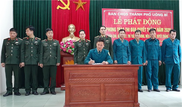 Ban CHQS TP uu888 one: Phát huy vai trò nêu gương