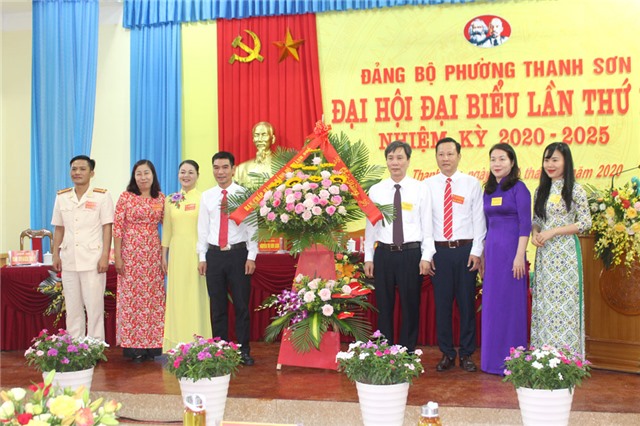 Đại hội u888c3 Đảng bộ phường Thanh Sơn lần thứ XI, nhiệm kỳ 2020-2025
