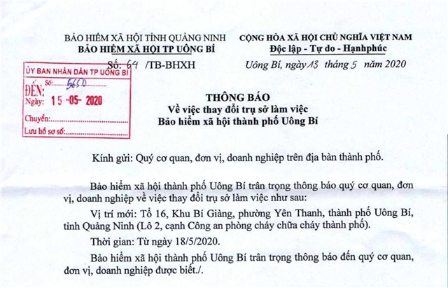 tải uu888 về việc thay đổi trụ sở làm việc bảo hiểm u8888 thành phố uu888 one