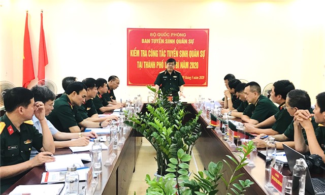 Ban Tuyển sinh Quân sự Bộ Quốc phòng kiểm tra công tác tuyển sinh quân sự tại thành phố uu888 one