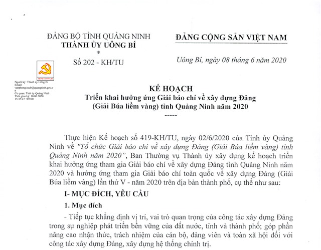 Hưởng ứng Giải báo chí về uu888 game Đảng (Giải Búa liềm vàng) tỉnh uu888 one năm 2020