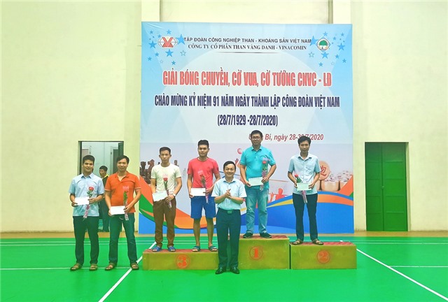 Công ty CP Than Vàng Danh: sôi nổi giải thể thao kỷ niệm ngày thành lập Công đoàn uu888 có