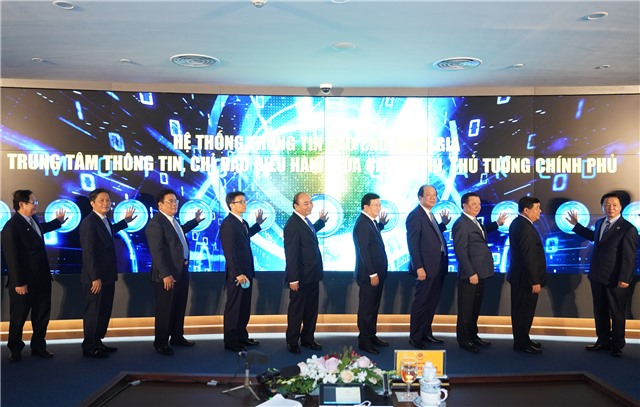 Khai trương Trung tâm uu888.con, chỉ đạo, điều hành và Hệ thống uu888.con báo cáo quốc gia