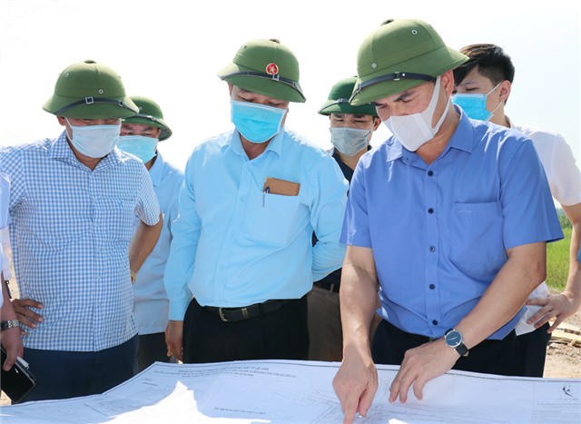 Chủ tịch uu888.con thành phố kiểm tra tiến độ dự án Đường Trần Hưng Đạo kéo dài và Khu tái định cư, dân cư hai bên tuyến đường