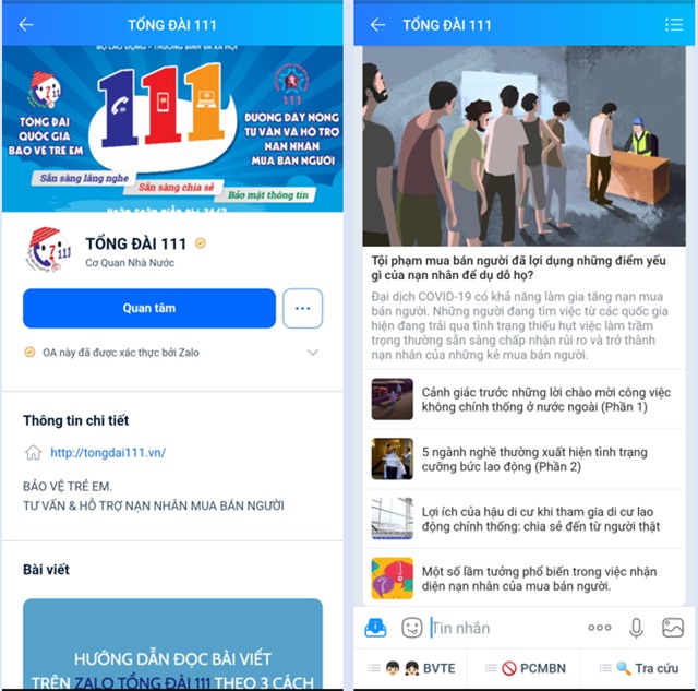 Cục uu888 bet app kêu gọi tố cáo bạo hành, xâm hại uu888 bet app qua đường dây nóng 111