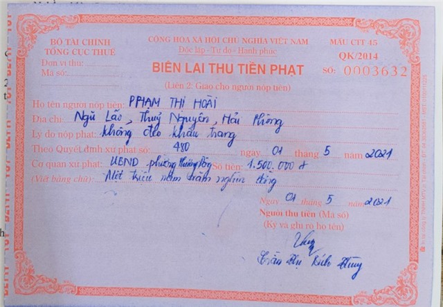 uu888 one xử phạt 27 trường hợp không đeo khẩu trang nơi công cộng