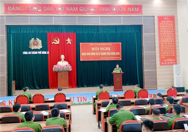 Hội nghị giao ban 6 tháng đầu năm 2021 công tác phòng ngừa, đấu tranh tội phạm hình sự