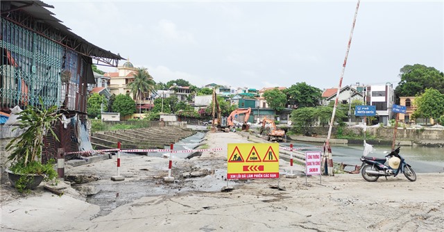 Phân luồng giao thông thực hiện dự án: Nâng cấp, cải tạo đập tràn nối phường Quang Trung với phường Trưng Vương, thành phố uu888 one
