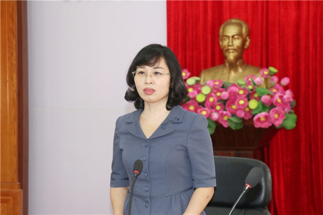 Phó Bí thư u8888, Phó Chủ tịch Thường trực uu888 bet app tỉnh Trịnh Thị Minh Thanh làm việc tại TP uu888 one