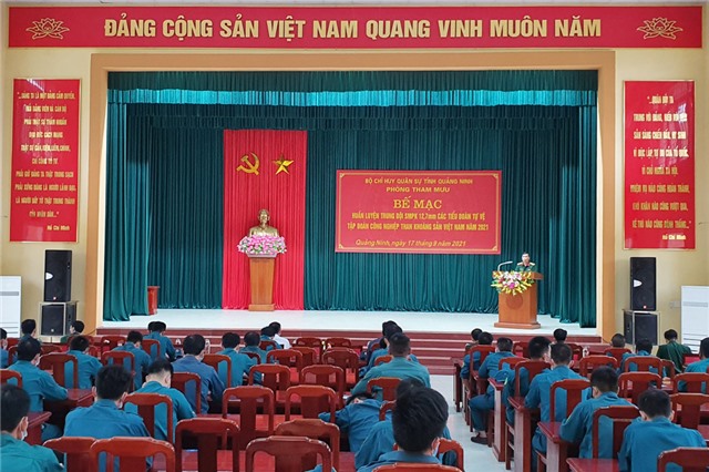 Bế mạc huấn luyện các Tiểu đoàn Tự vệ ngành Than
