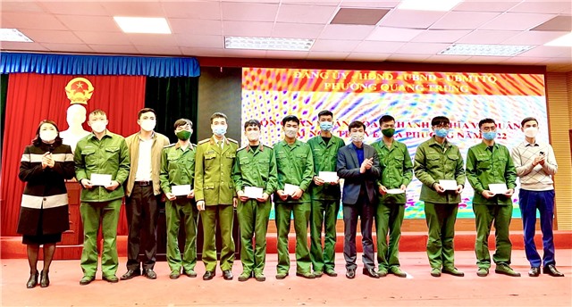 Phường Quang Trung: Đón quân nhân hoàn thành nghĩa vụ quân sự trở về u8888