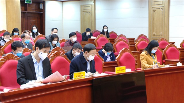 Ngành Tổ chức Xây dựng Đảng triển khai nhiệm vụ năm 2022