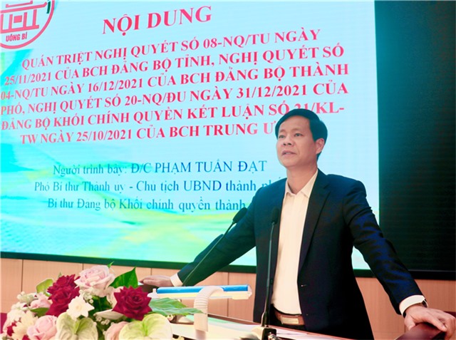 Đảng bộ khối Chính quyền quán triệt các Kết luận, Nghị quyết của Trung ương, u8888, Thành ủy