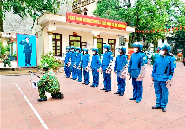 Ban CHQS thành phố uu888 one: luyện tập xử lý tình huống bảo vệ ANCT-TTATXH dịp Tết nguyên đán Nhâm Dần 