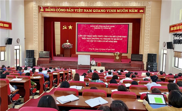 Thành ủy uu888 one: Cập nhật kiến thức cho gần 300 cán bộ lãnh đạo, quản lý và cấp uỷ viên cơ sở