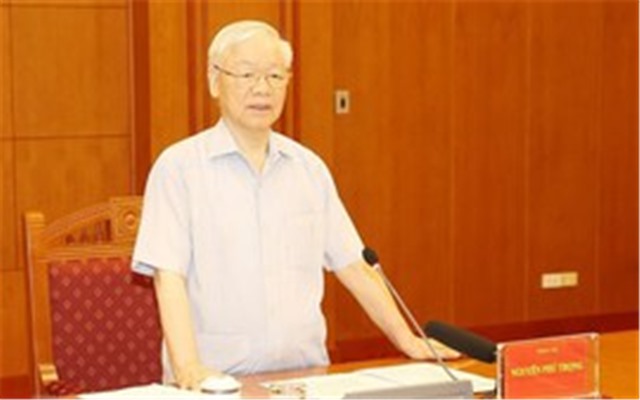 Tổng Bí thư Nguyễn Phú Trọng chủ trì họp Thường trực Ban Chỉ đạo Trung ương về phòng, chống tham nhũng, tiêu cực