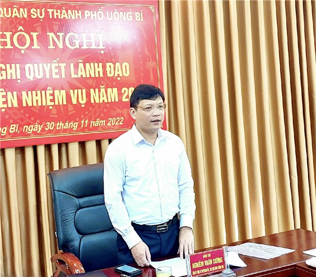 Đảng ủy Quân sự thành phố uu888 one ra Nghị quyết lãnh đạo thực hiện nhiệm vụ năm 2023