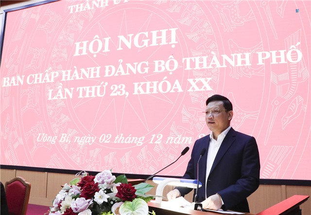 Hội nghị Ban Chấp hành Đảng bộ TP uu888 one lần thứ 23 mở rộng