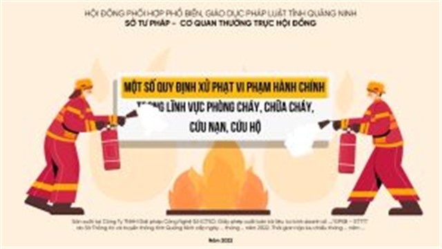 (VIDEO) Một số quy định xử phạt vi phạm hành chính  trong lĩnh vực phòng cháy, chữa cháy,cứu nạn, cứu hộ