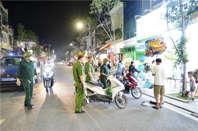 Công an phường Quang Trung tăng cường đảm bảo ANTT dịp lễ 30/4 và 1/5 