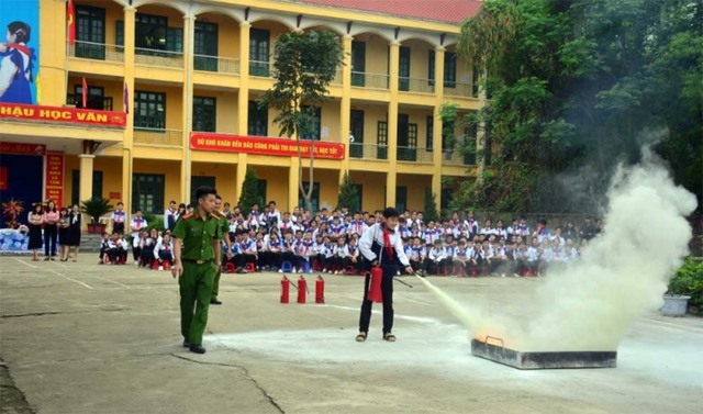 Trang bị kiến thức, kỹ năng về phòng cháy, chữa cháy cho học sinh, sinh viên