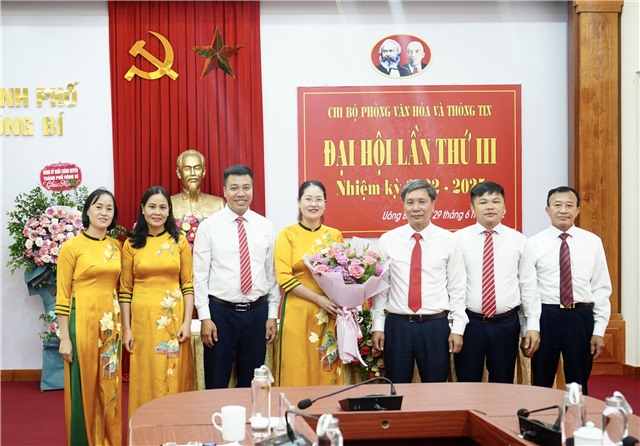 Đại hội lần thứ III chi bộ Phòng Văn hoá và uu888.con thành phố uu888 one, nhiệm kỳ 2022 - 2025