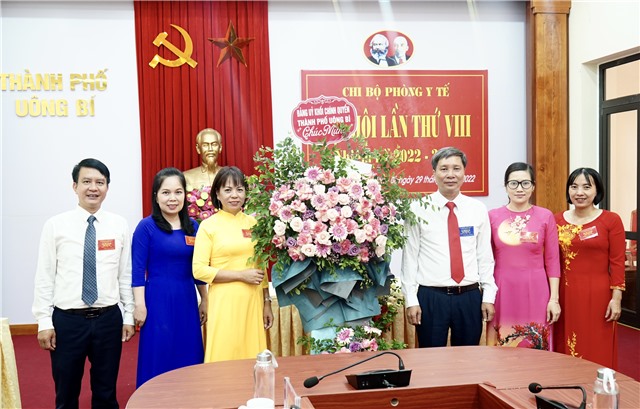 Đại hội lần thứ VIII Chi bộ phòng Y tế TP uu888 one, nhiệm kỳ 2022 - 2025