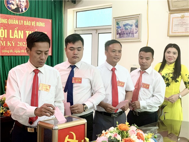 Chi bộ phòng Quản lý bảo vệ rừng - Đảng bộ BQL Di tích và rừng Quốc gia Yên Tử: Đại hội lần thứ IV, nhiệm kỳ 2022-2025