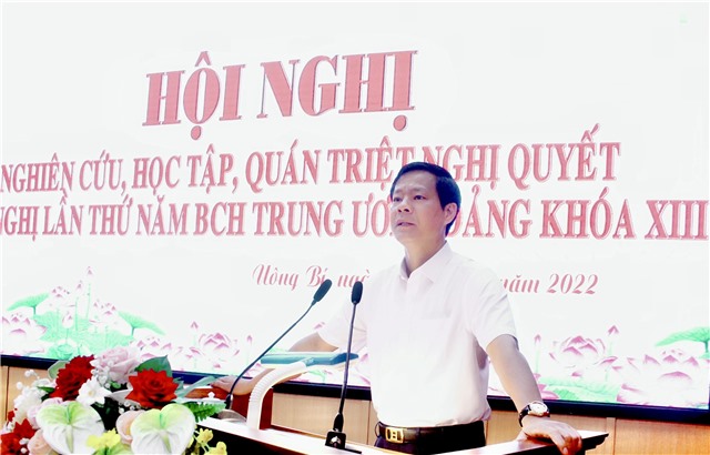 Đảng bộ Khối Chính quyền: Học tập, quán triệt và triển khai Nghị quyết Hội nghị lần thứ năm, BCH Trung ương Đảng khóa XIII