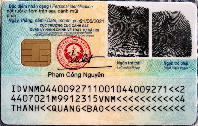 Thủ tục làm căn cước u888c3 gắn chíp khi mất chứng minh nhân dân cũ
